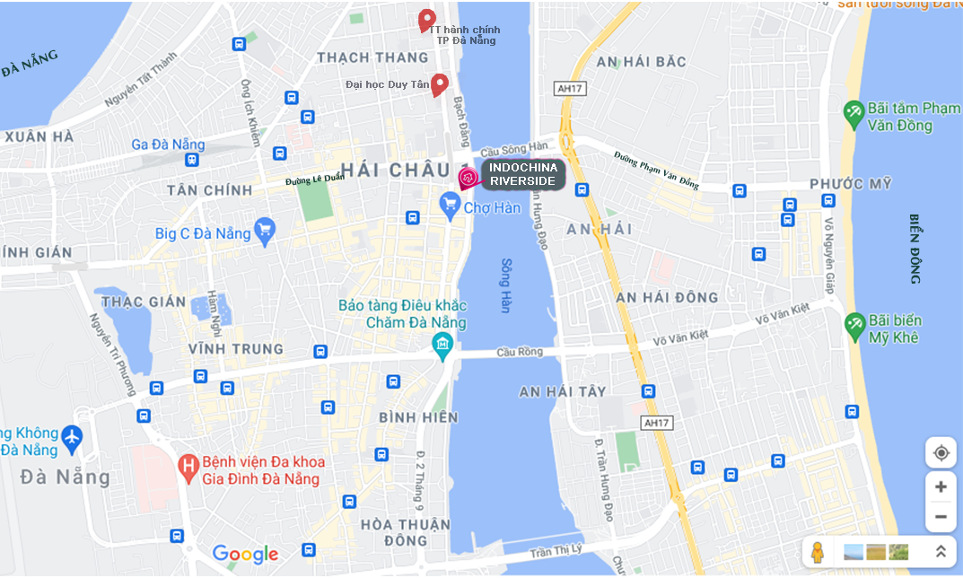 vi tri du an indochina riverside tower da nang